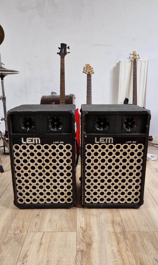 LEM LPP 95 vintage luidspreker set, Audio, Tv en Foto, Professionele Audio-, Tv- en Video-apparatuur, Ophalen, Gebruikt, Audio