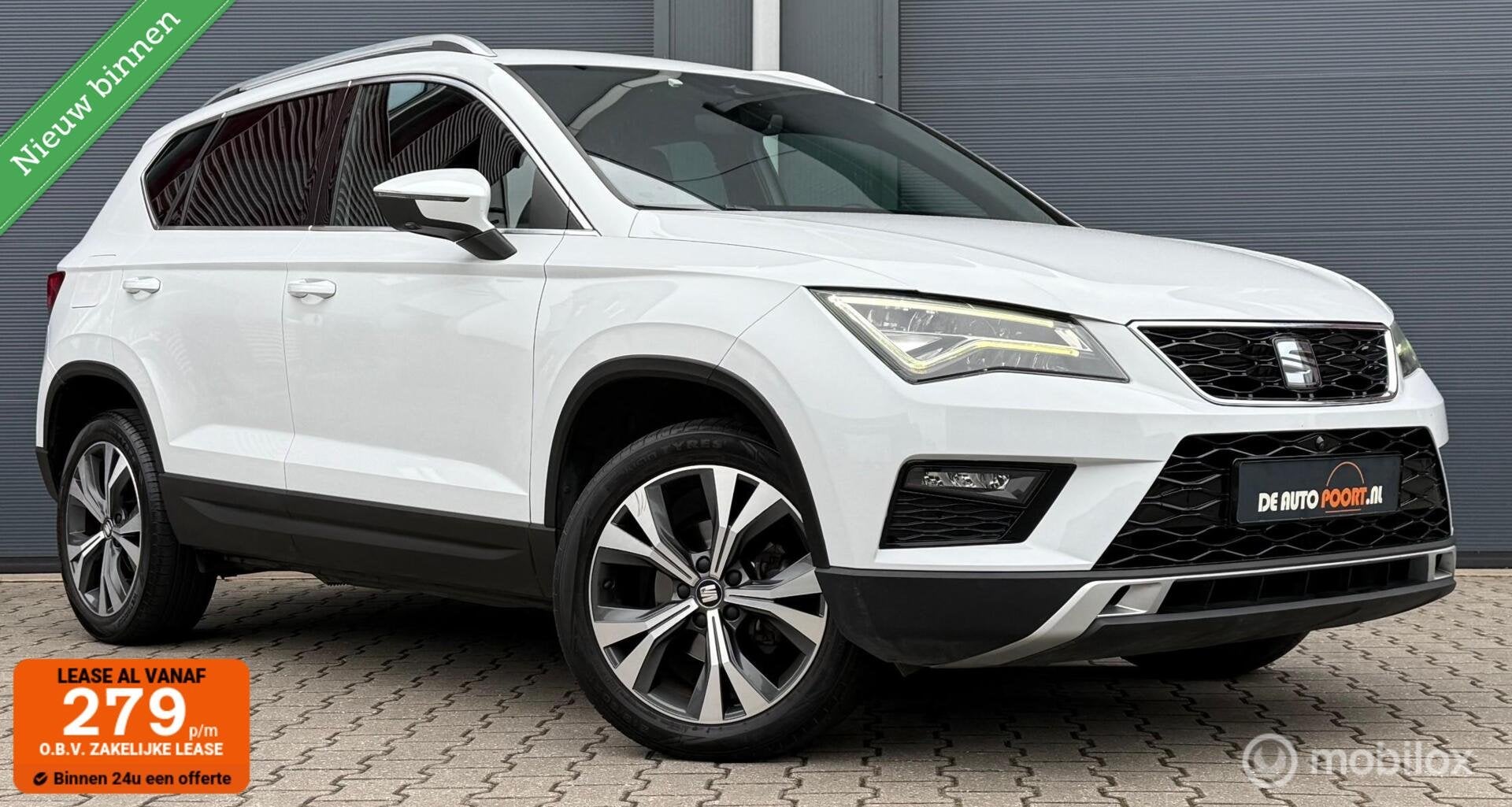 Seat Ateca 1.5 TSI Xcellence 150PK DSG Viritual/ACC/Beats/LE, Auto's, Seat, 4 cilinders, Ateca, Wit, Bedrijf