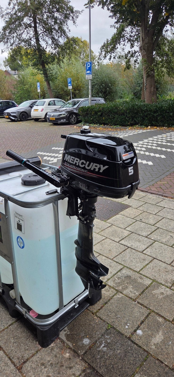 Mercury 5 pk 4takt buitenboordmotor, Watersport en Boten, Ophalen, Zo goed als nieuw, Motor en Techniek, Motorboot