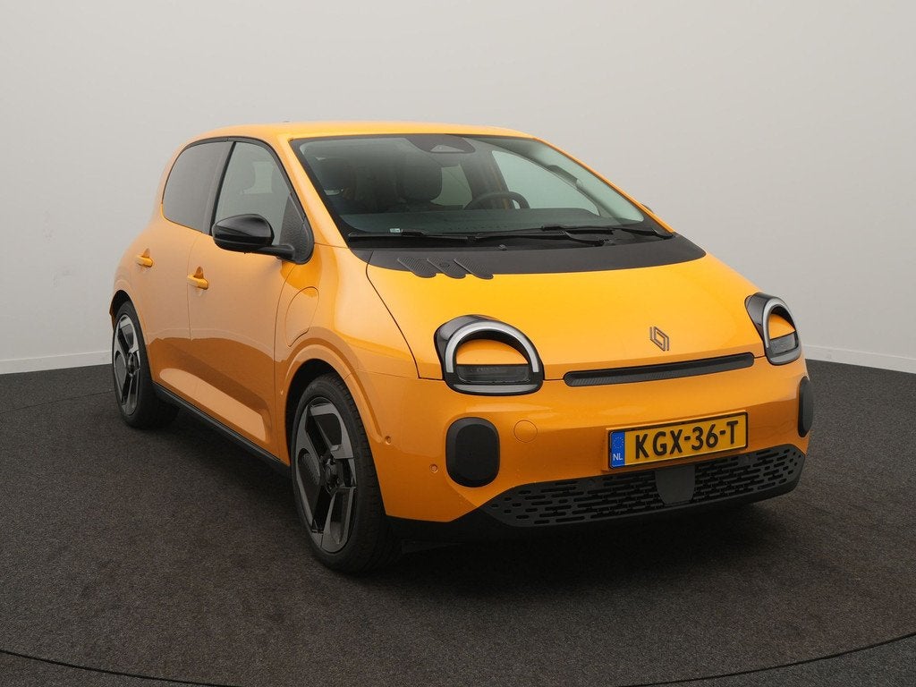Renault Twingo urban range techno 27.5 kWh - Demo -, Auto's, Renault, Gebruikt, Zwart, Onderhoudsboekje, Te koop