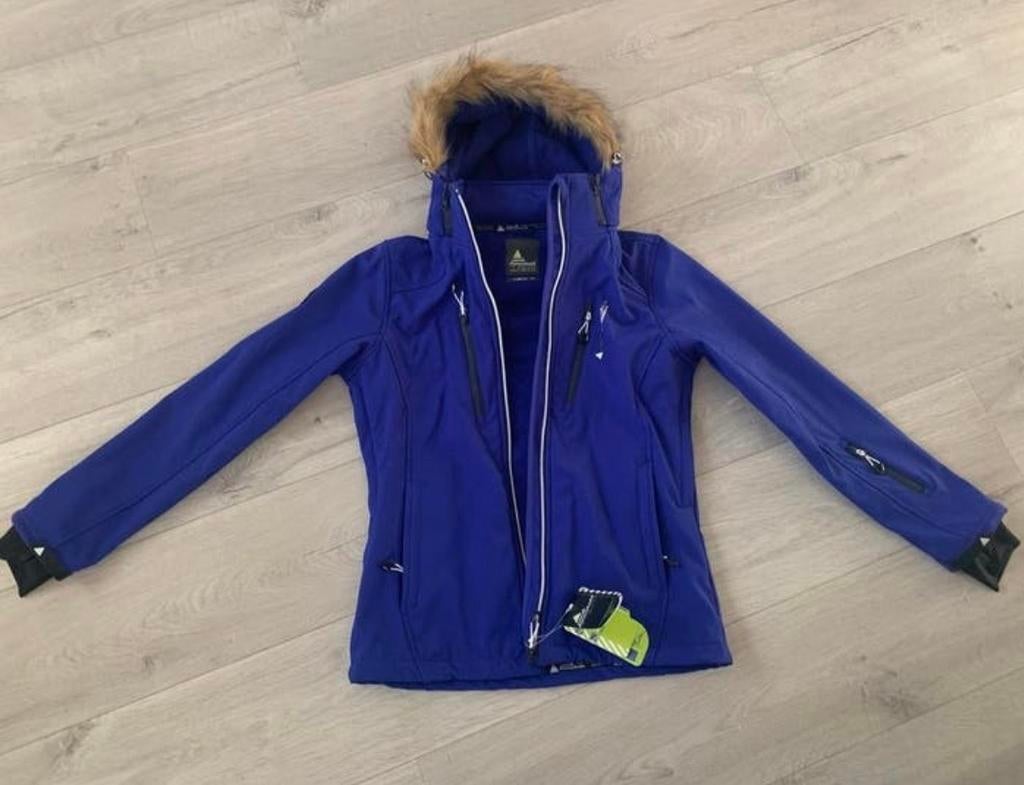 Nieuwe Peak Mountain ski-/trekkingjas, blauw, maat M (klein), Ophalen of Verzenden, Nieuw, Maat 36 (S), Blauw