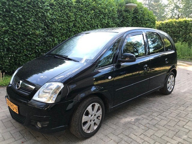 Opel Meriva 1.6 16V 77KW Easytronic 2008 Automaat Cruise c., 15 km/l, 4 cilinders, Zwart, Origineel Nederlands