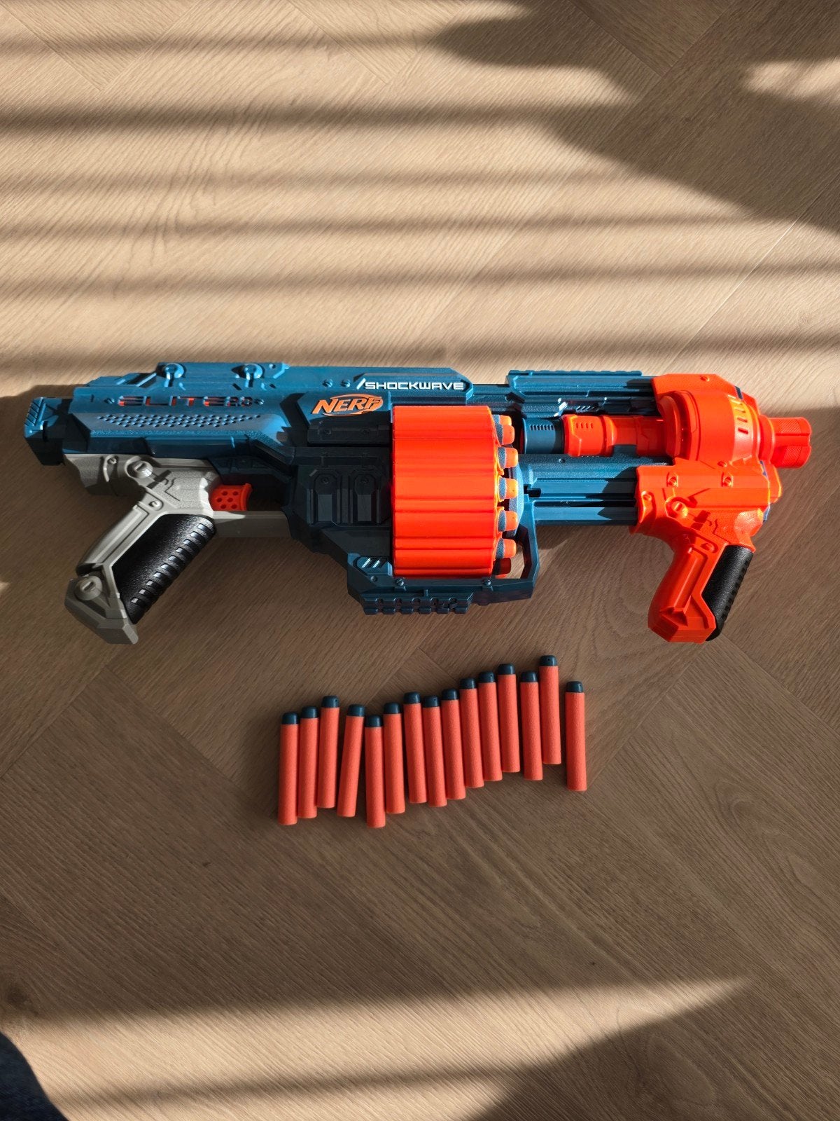 ❗❗❗ NERF Elite 2.0 Shockwave RD-15 Blaster ❗❗❗, Ophalen of Verzenden, Zo goed als nieuw