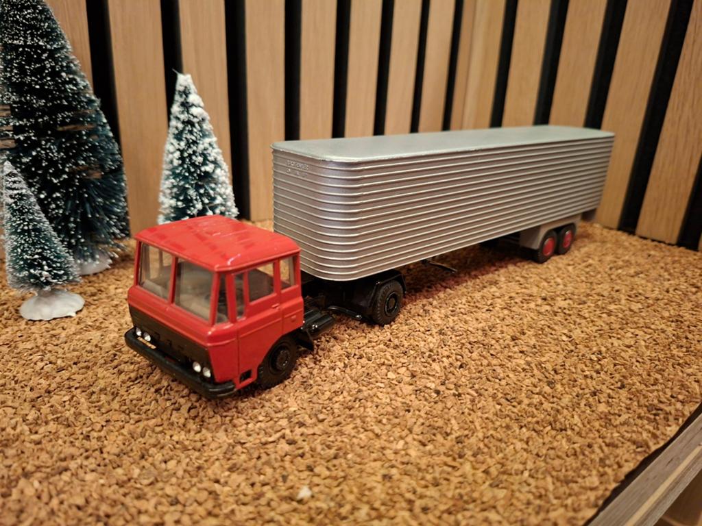 Lion car oplegger, Ophalen of Verzenden, Zo goed als nieuw, Bus of Vrachtwagen, Lion Toys