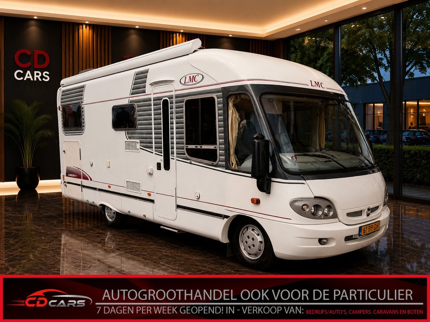 Fiat 244 LMC Liberty 6500I Vast bed, Koelkast, Hefbed, Keuke, Automaat, Info@cd-cars.nl, Schelluinsestraat 7
4203NJ  GORINCHEM, NL