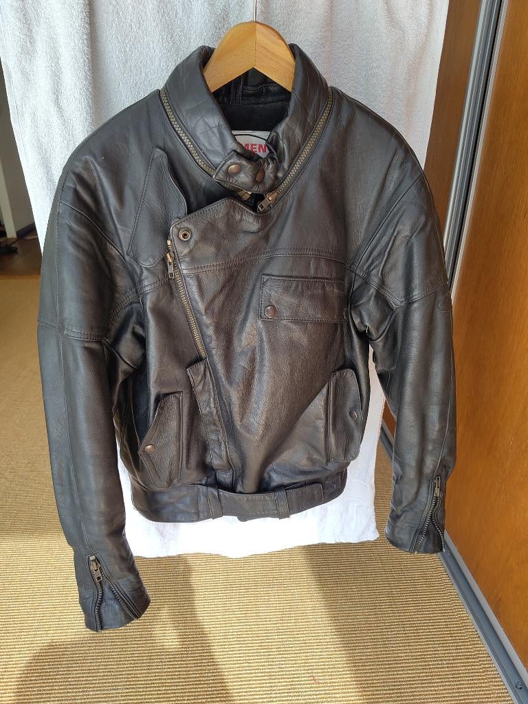 Leren motorjack maat 46-48, Motoren, Kleding | Motorkleding, Damen, Heren, Jas | leer, Ophalen of Verzenden