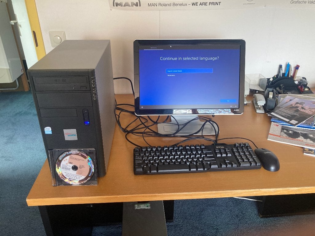Windows 10 computer met Windows Office 2007 plus product key, Gebruikt, HDD, 2 tot 3 Ghz, 4 GB