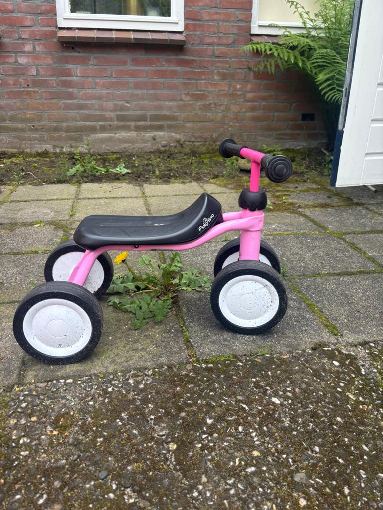 Puky Pukylino loopfiets roze, Kinderen en Baby's, Speelgoed | Buiten | Voertuigen en Loopfietsen, Ophalen of Verzenden, Gebruikt