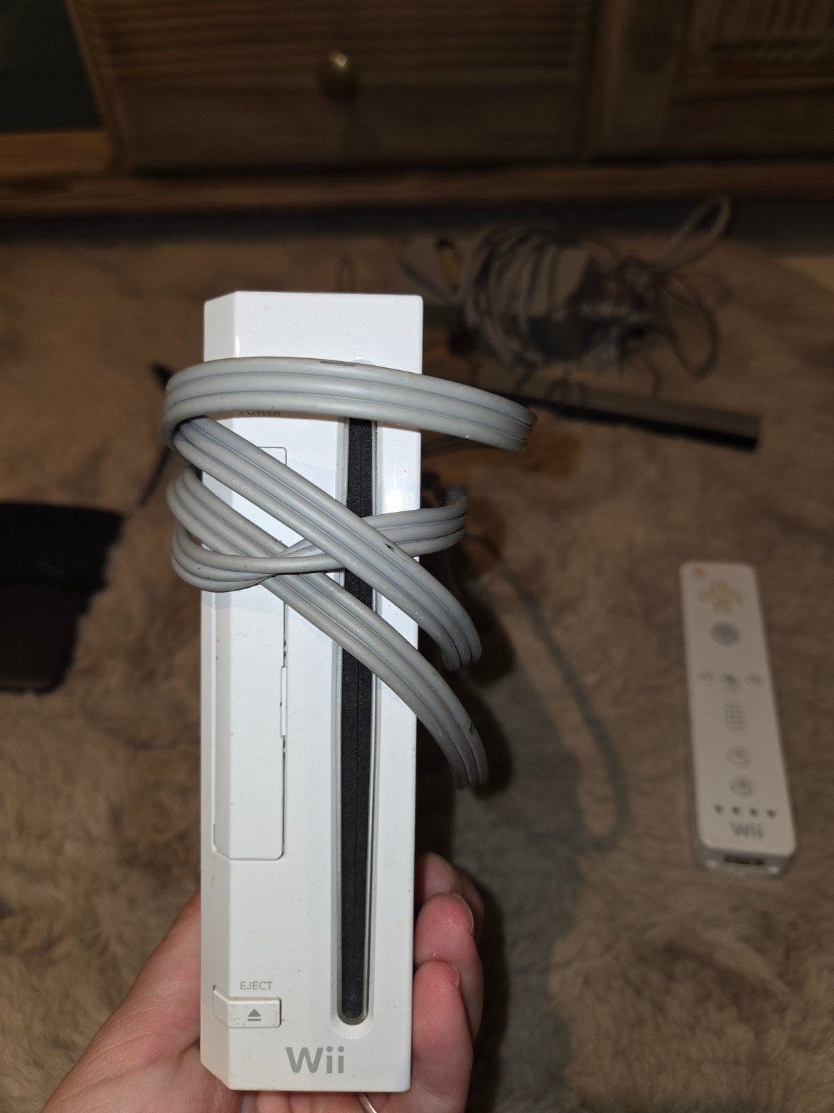 Nintendo Wii Console met 1 Controller en Benodigde Kabels, Ophalen of Verzenden, Gebruikt, Met 1 controller, Met games