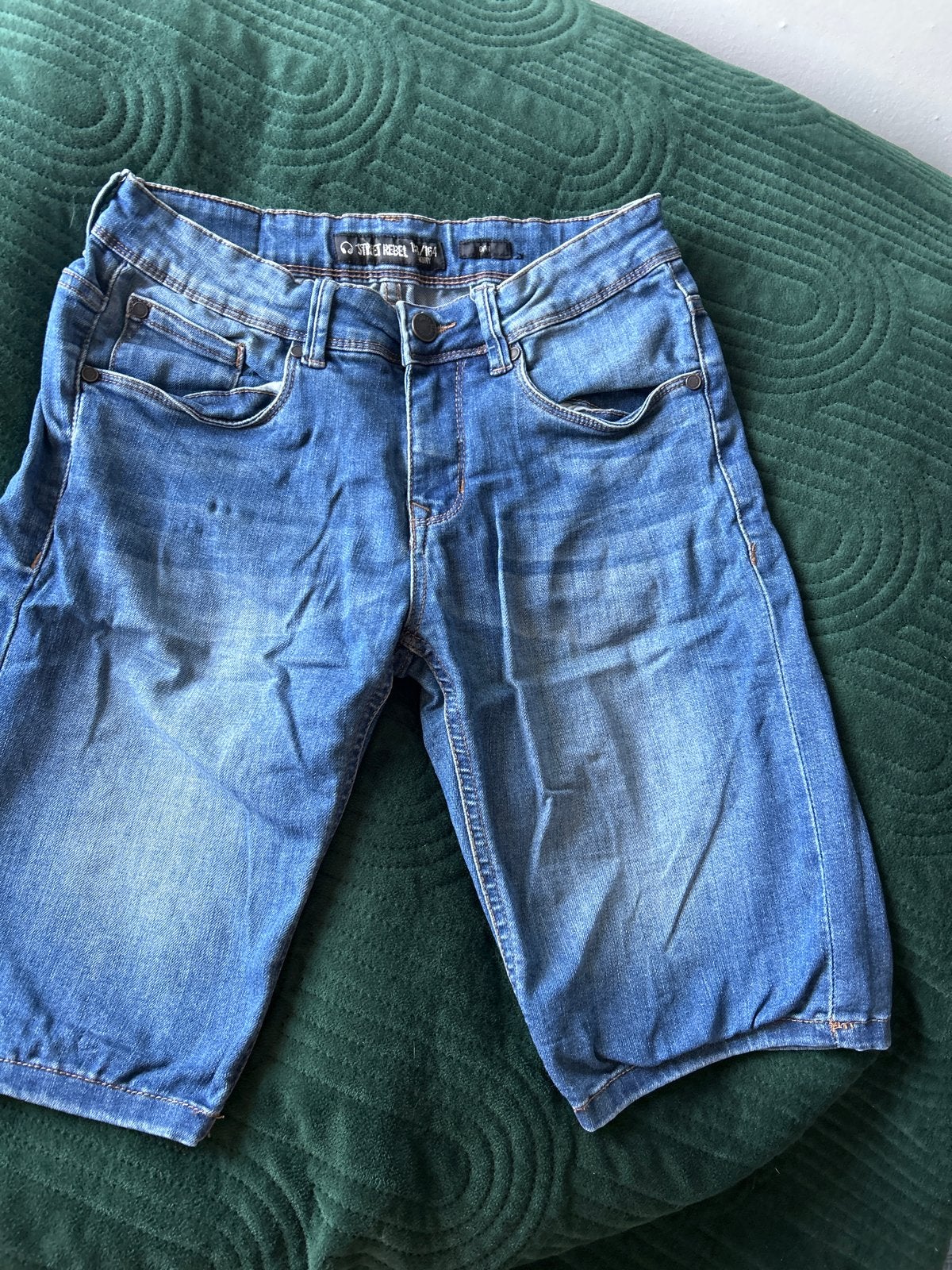 Street Rebel Skinny Denim Shorts Maat 158/164, Ophalen of Verzenden, Gebruikt, Jongen, Broek