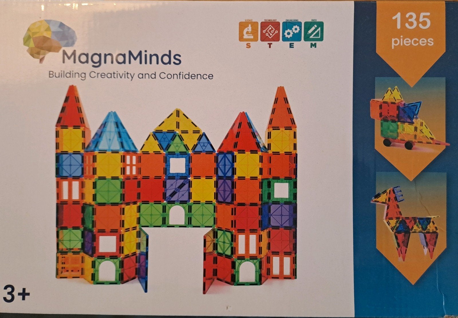 magnaminds magneet bouwen. 135 stuks, Ophalen, Zo goed als nieuw, Bouwen