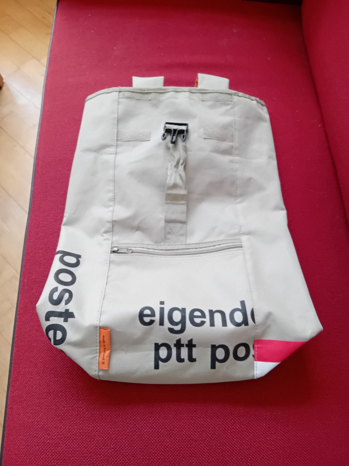 Unieke PTT Post rugtas - Vintage look, Gebruikt, 25 tot 40 cm, Ophalen of Verzenden, Overige merken