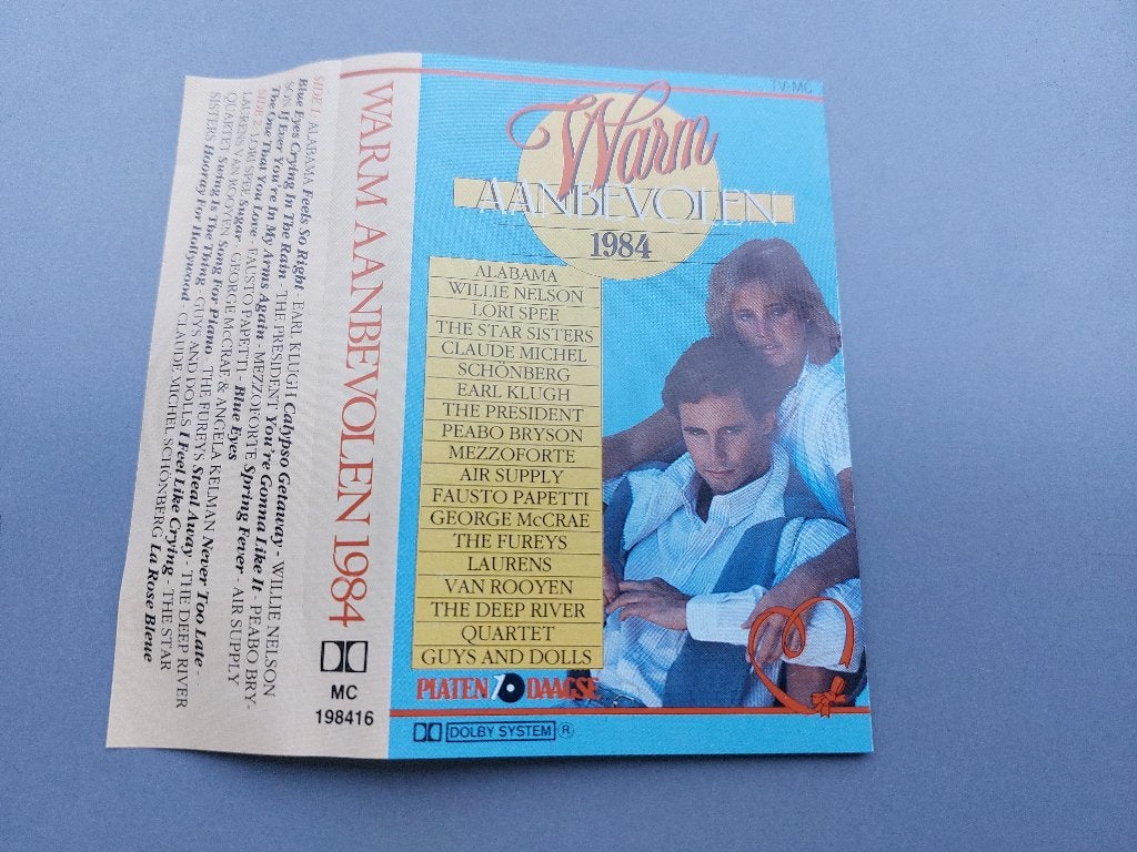 WARM AANBEVOLEN 1984 (MC), Ophalen of Verzenden, Zo goed als nieuw, Origineel, 1 bandje
