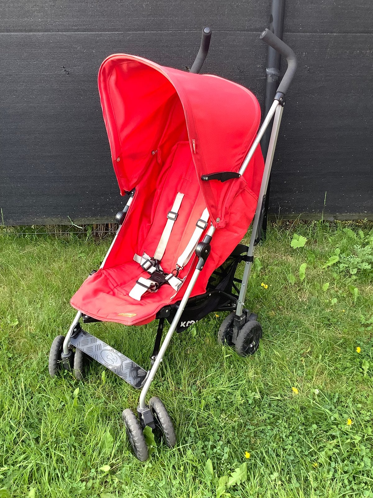 Koelstra buggy kinderwagen rood, Kinderen en Baby's, Ophalen, Gebruikt, Koelstra, Zonnekap