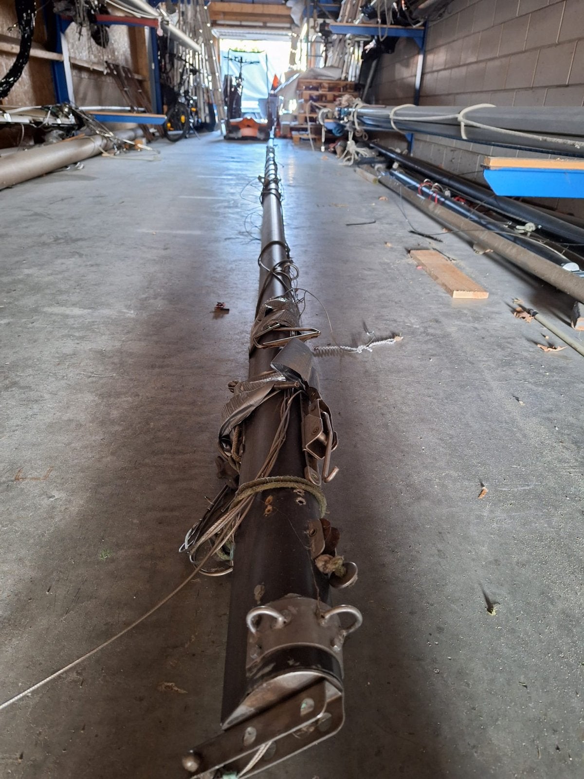 Mast 7,90 meter lang, Watersport en Boten, Ophalen, Gebruikt, 6 meter of meer, Overige typen