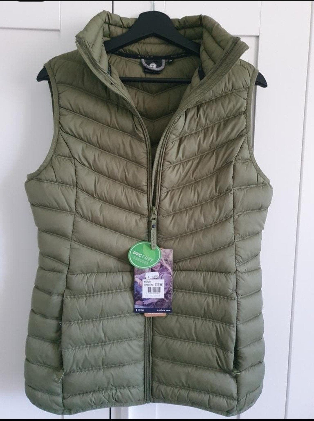 bodywarmer Kjelvik 38/40 M kaki groen, Maat 38/40 (M), Nieuw, Ophalen of Verzenden, Kjelvik