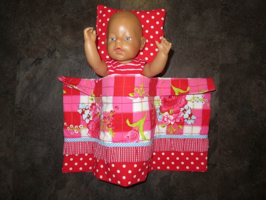 Poppenwagen  poppenwieg bekleding dekentje, Ophalen of Verzenden, Nieuw, Babypop