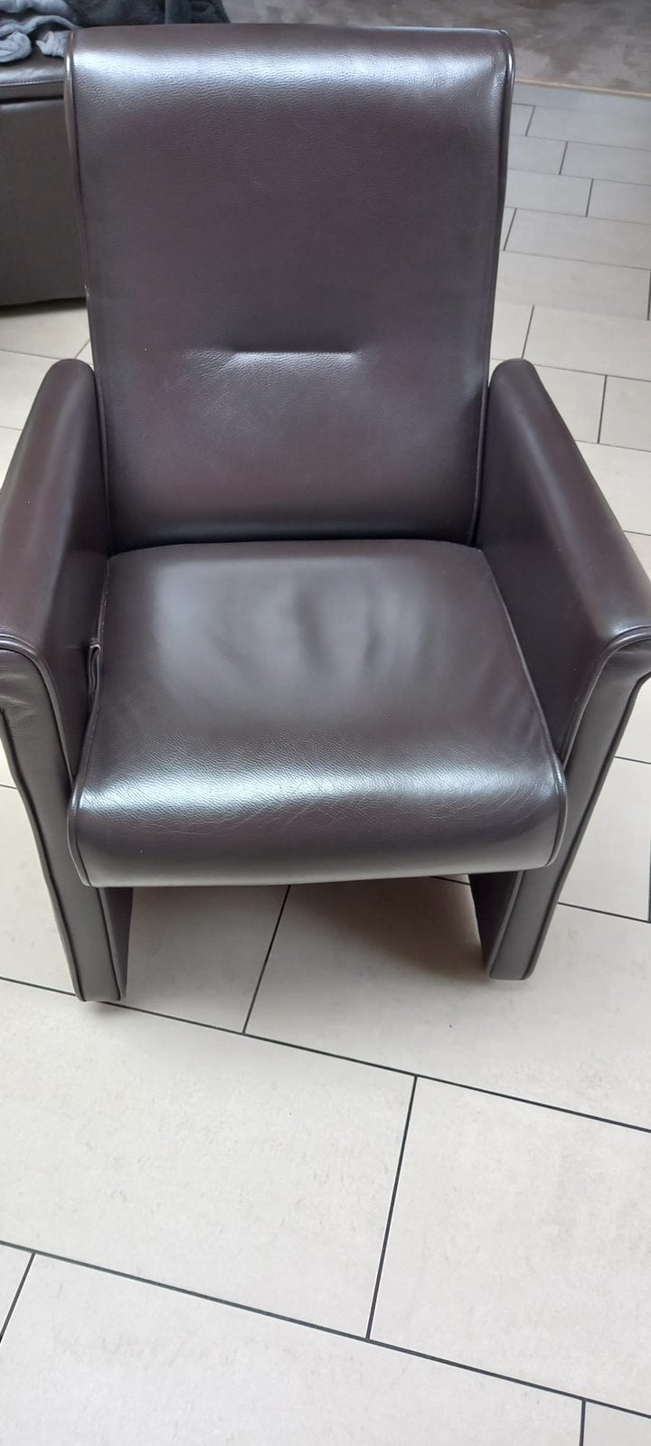 8 lederen eetkamer fauteuils, Huis en Inrichting, Ophalen, Gebruikt, Minder dan 75 cm, Leer