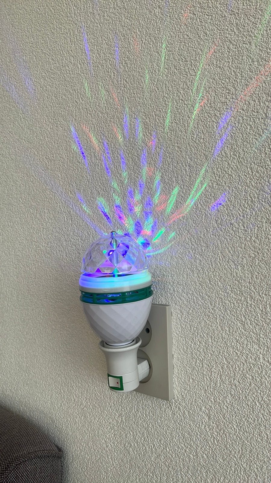 Gekleurde lamp, Ophalen, Zo goed als nieuw, E27 (groot), Led-lamp
