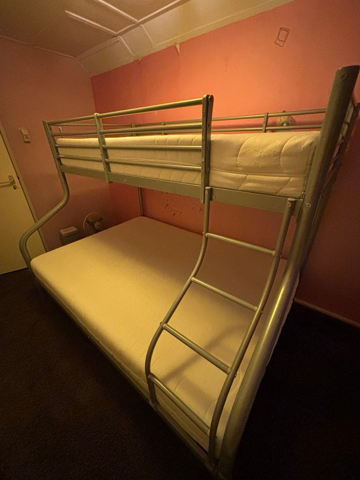 3-persoons stapelbed, Ophalen, Gebruikt, 160 tot 180 cm, Tweepersoons