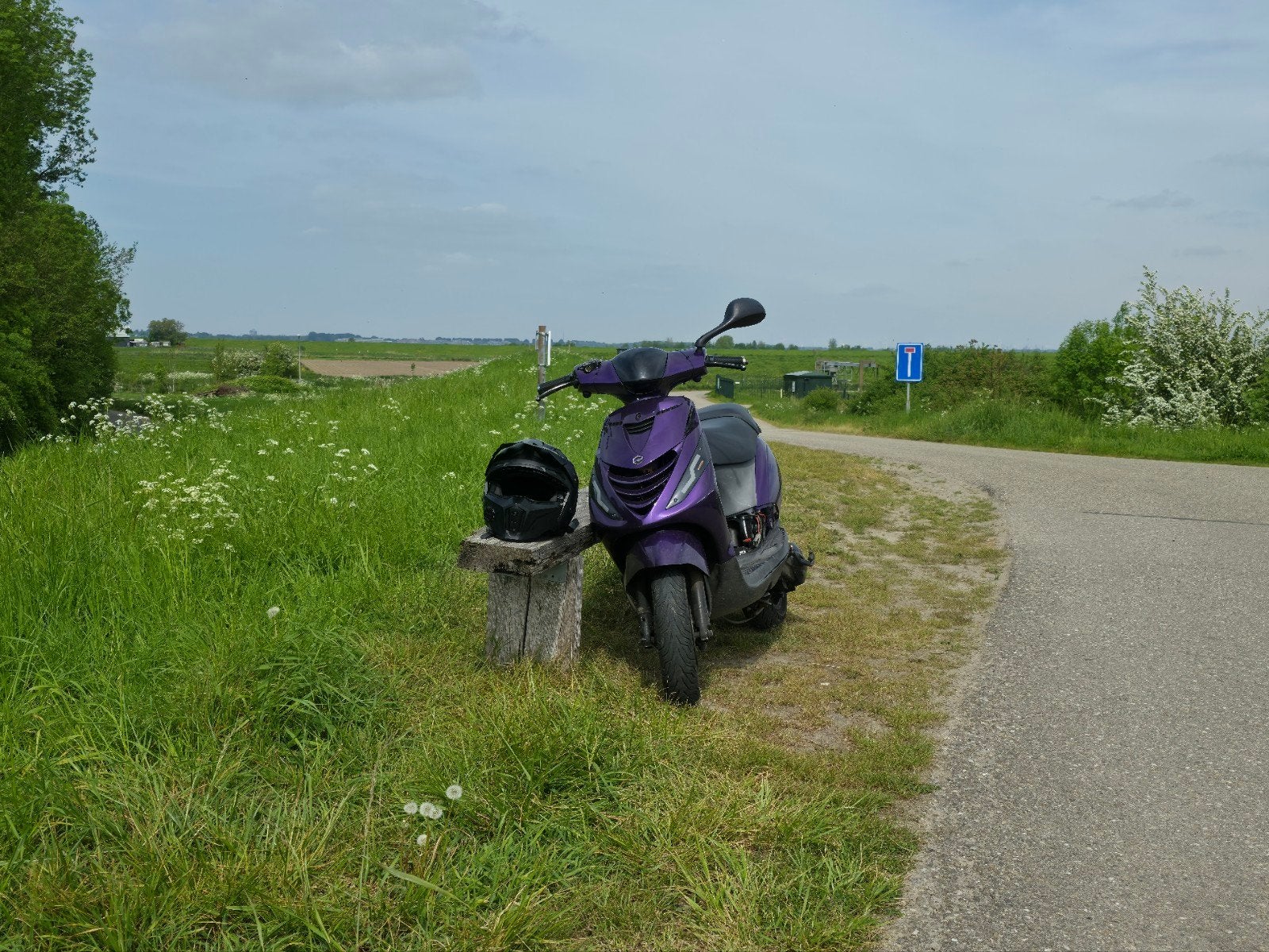 Piaggio Zip 125cc 2t Typhoon blok - Paars, Ophalen of Verzenden, Gebruikt, Blok, Piaggio