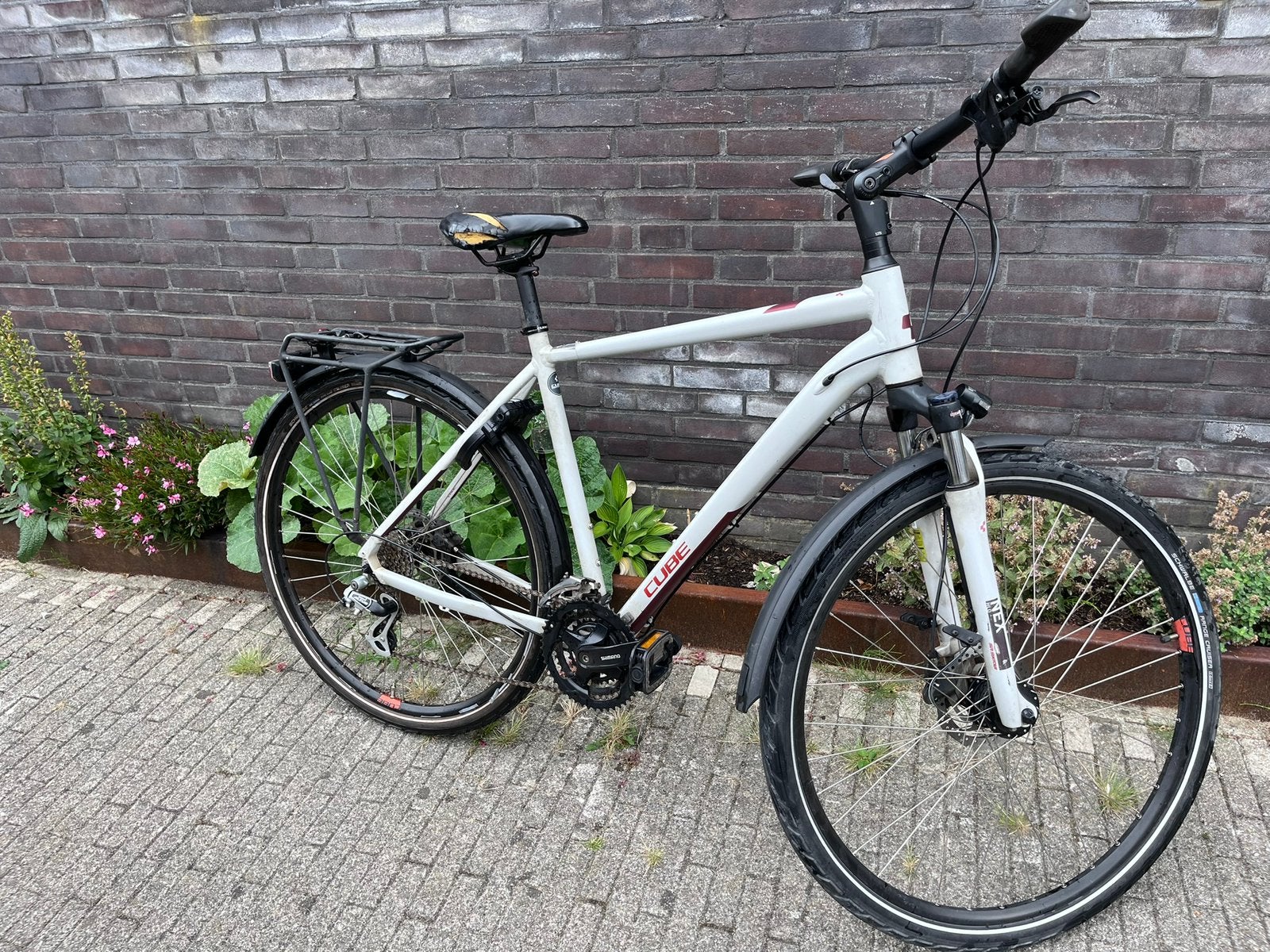 Fiets Cube Touring Pro GTS uit 2000, Fietsen en Brommers, Gebruikt, Versnellingen, Schijfrem, 53 tot 57 cm