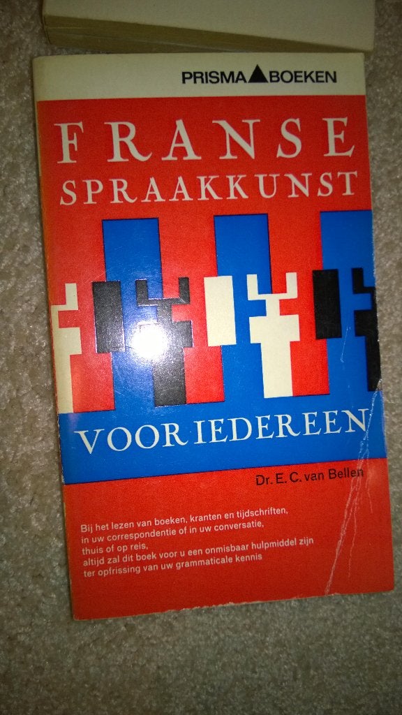 Boek - 447 - Franse spraakkunst, Ophalen of Verzenden, Zo goed als nieuw