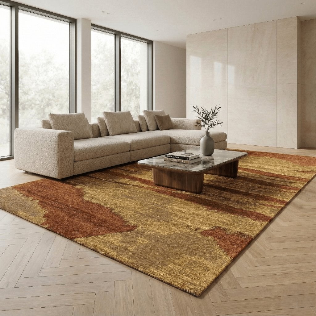 Montel Bonnier Cognac Vloerkleed - 200x300cm, Montel, Montel, 200 cm of meer, Ophalen of Verzenden