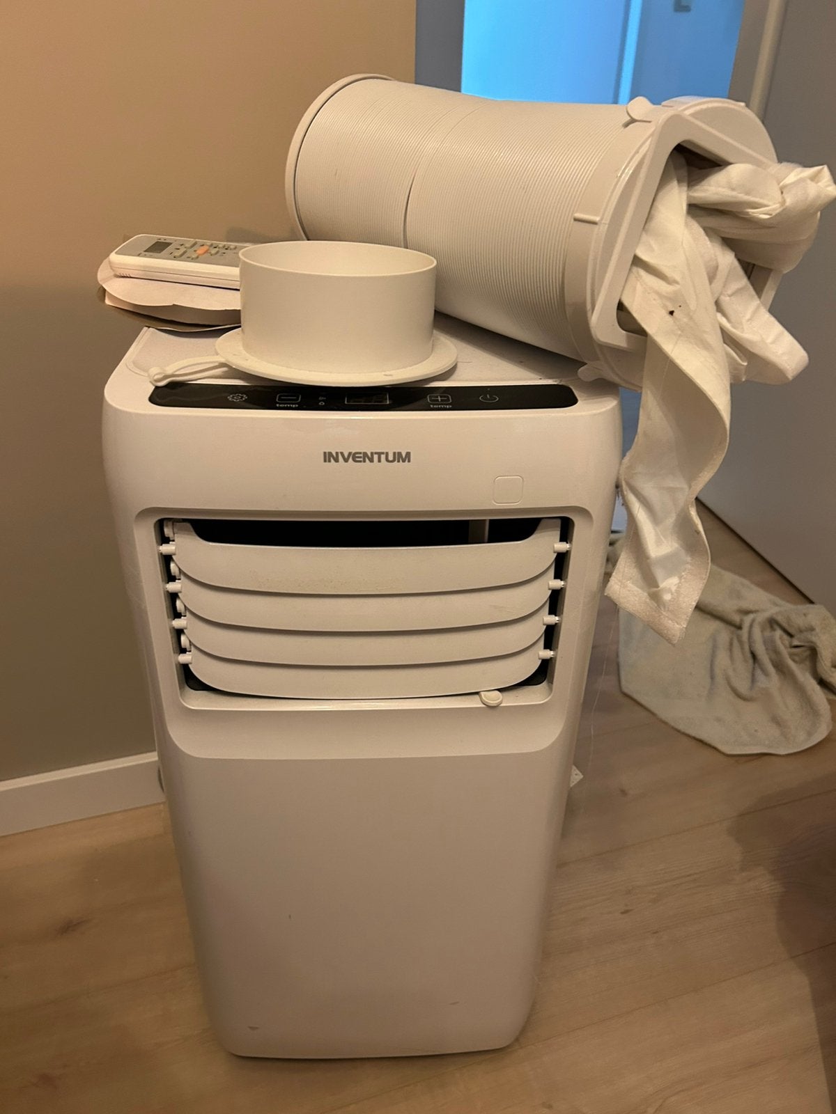 Mobiele airco incl. afdichtsysteem, Witgoed en Apparatuur, Airco's, Zo goed als nieuw, Mobiele airco, Minder dan 60 m³, 3 snelheden of meer