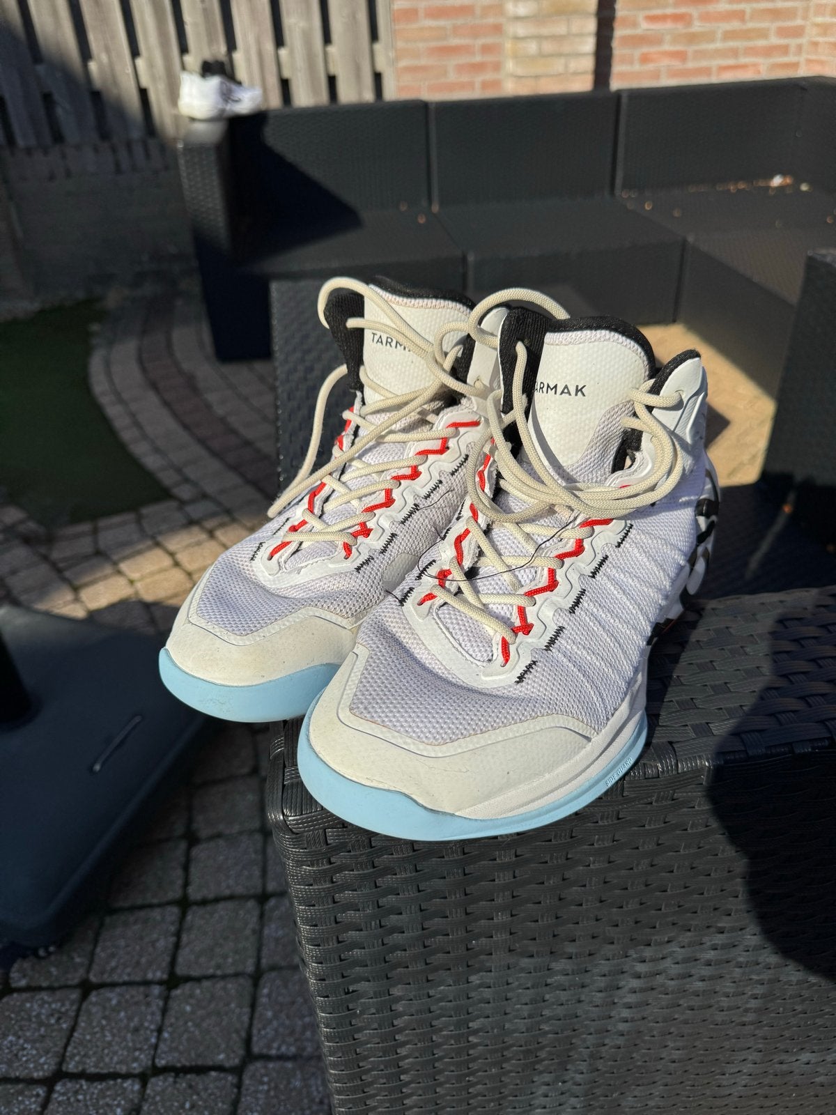 Tarmak Decathlon basketbalschoenen !, Kleding | Heren, Ophalen, Gedragen, Wit, Sportschoenen