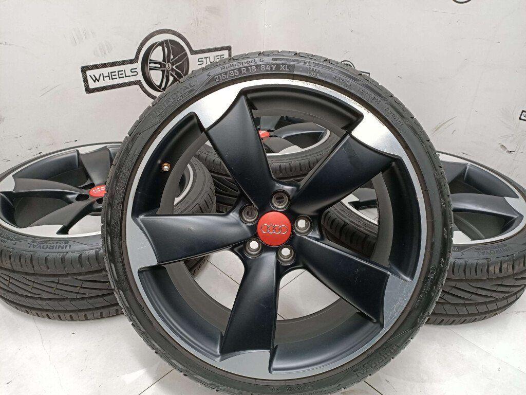 Audi A1/S1 Rotor lichtmetaal velgen 18”inch 5x100, Ophalen, Gebruikt, 18 inch, Banden en Velgen