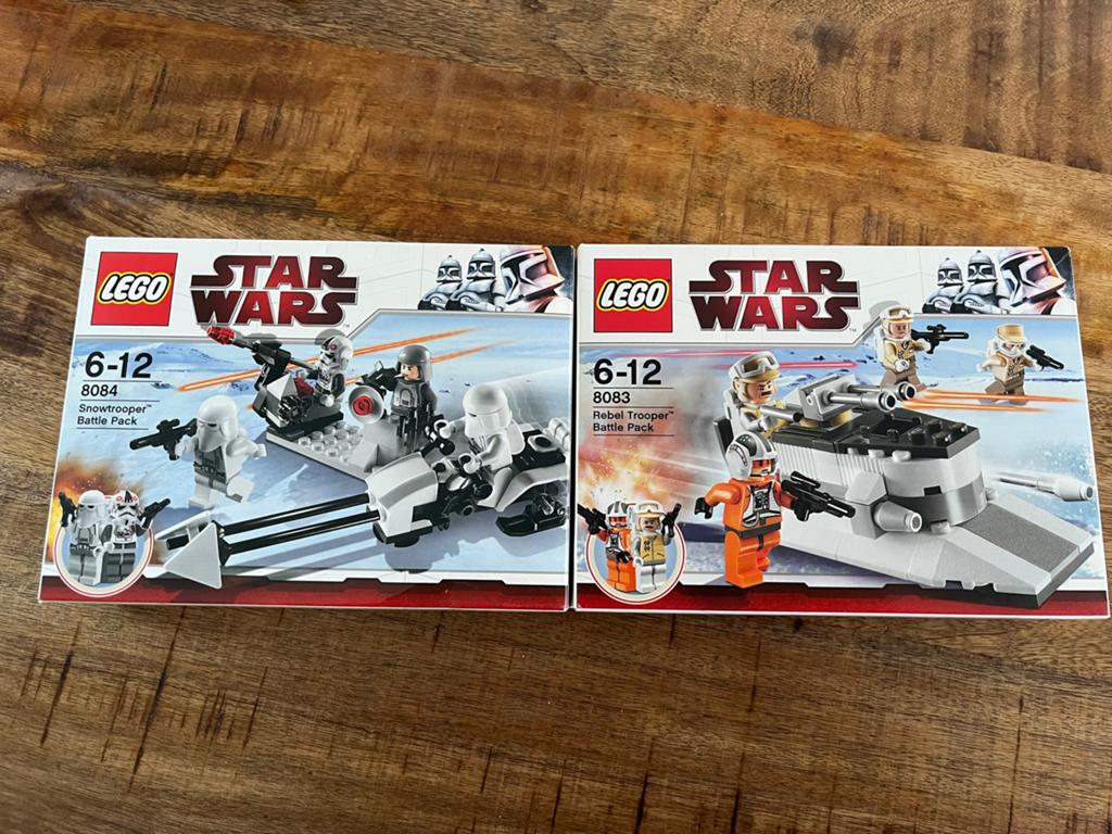 Lego Star Wars Battle Pack Rebel & Snowtrooper 8083 & 8084, Kinderen en Baby's, Speelgoed | Duplo en Lego, Star Wars, Lego, Nieuw