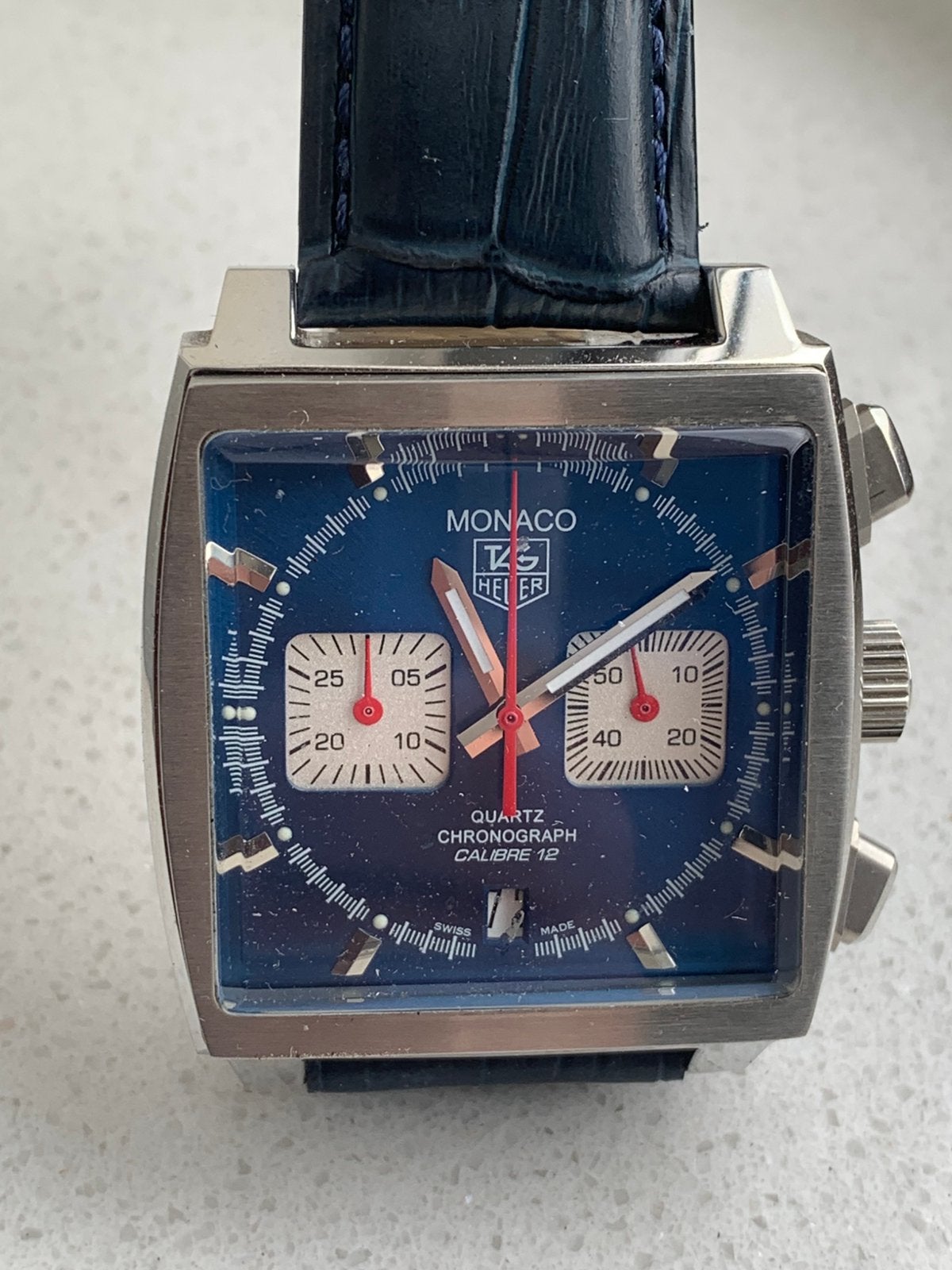 Tag heuer monaco, Ophalen of Verzenden, Zo goed als nieuw, Staal, TAG Heuer