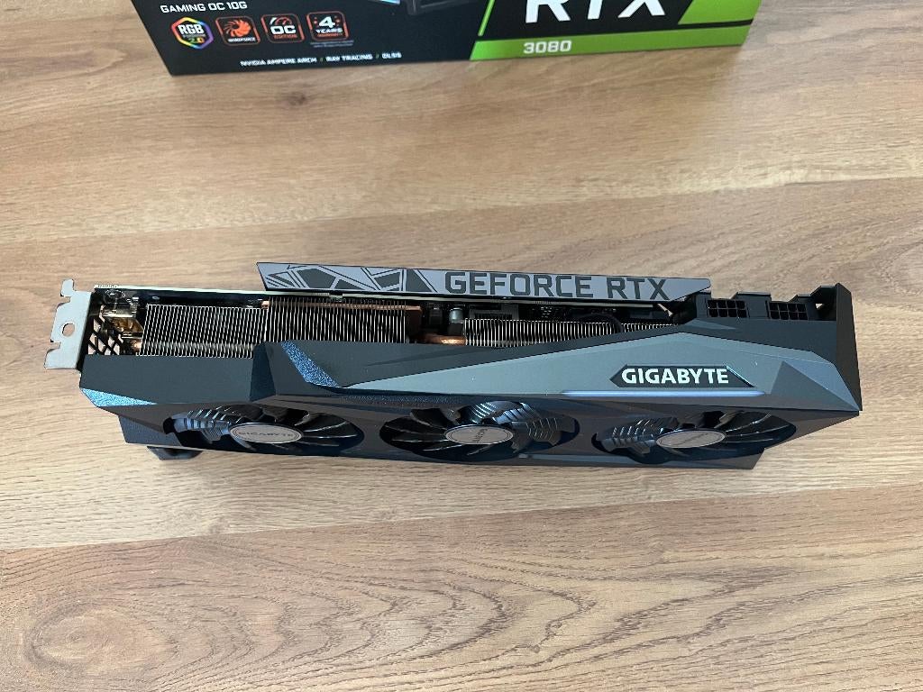 Garantie! ~ Gigabyte GeForce RTX 3080 Gaming OC 10GB, GDDR6, PCI-Express 4, Ophalen of Verzenden, Zo goed als nieuw