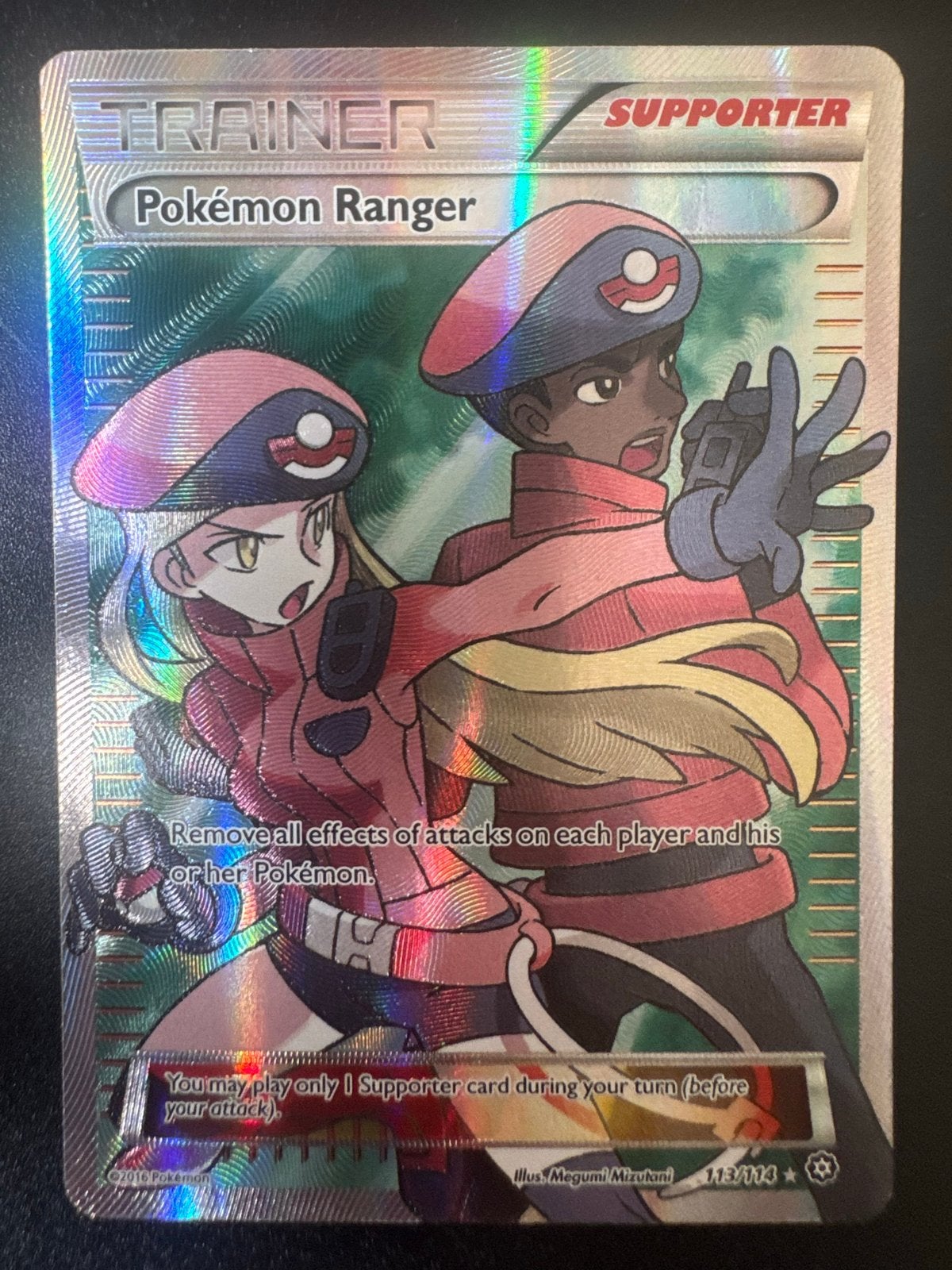 Pokémon Kaart - trainer ranger 113/114, Ophalen of Verzenden, Losse kaart