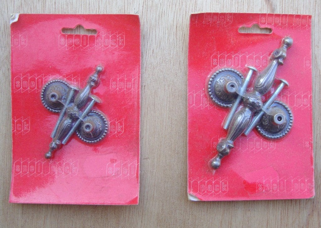 Vintage meubel / ladegrepen grepen - € 1,00 op=op !, Antiek en Kunst, Antiek | Koper en Brons, Ophalen of Verzenden, Koper