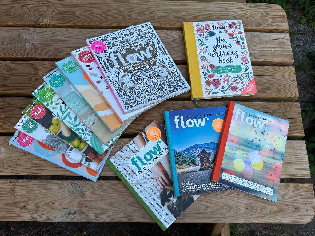 Flow complete jaargang 2018 met 4 specials en mini-cursus, Ophalen of Verzenden, Gelezen, Lichaam en Geest