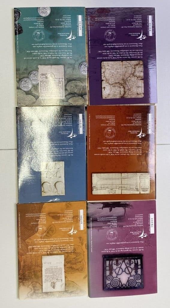 Complete Serie 400 Jaar VOC Muntsets (Deel I t/m VI)– KNM BU, Setje, Koningin Beatrix, Zilver, Euro's