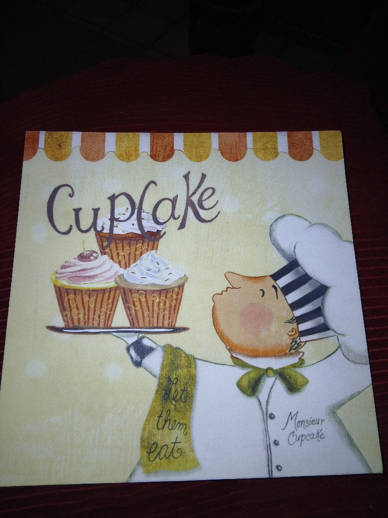 Cupcake schilderij, Ophalen, Gebruikt, Cupcakes, Versiering