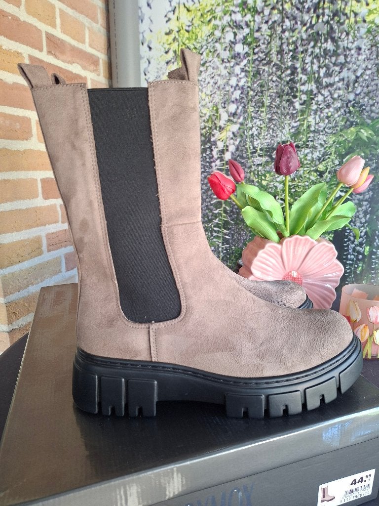 Khaki kleurige laarzen maat 38, Ophalen, Hoge laarzen, Nieuw, Groen