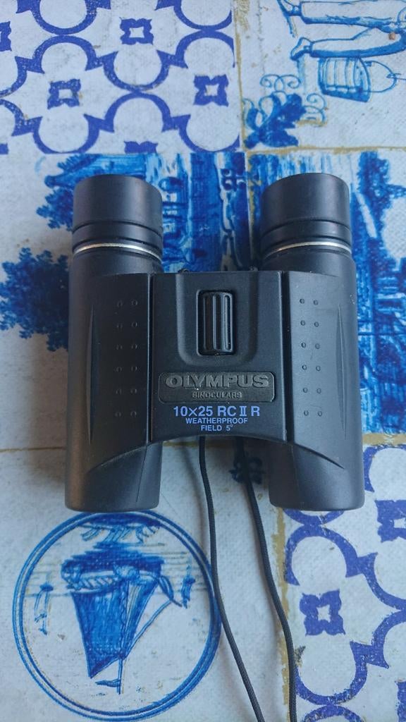 Olympus RCII R 10 x 25 verrekijker, Ophalen of Verzenden, Zo goed als nieuw, 8 tot 12x, Dakkant (recht)