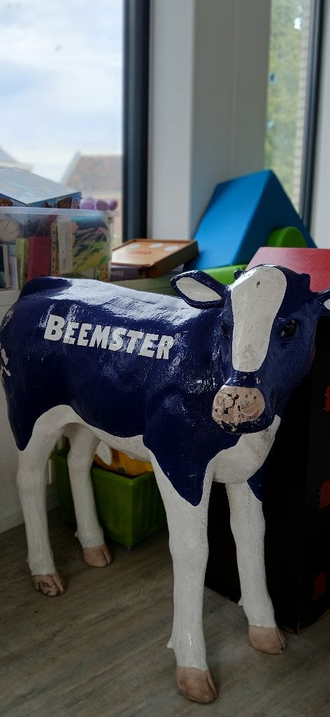 Koe reclame, Ophalen, Gebruikt, Kunststof, Dierenbeeld