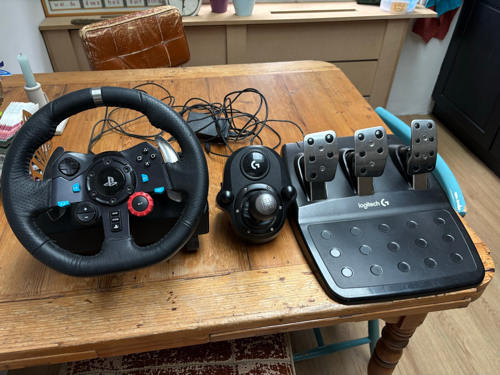 Logitech G29 Racestuur met Pedalen en Shifter, Ophalen, Racestuur, Force feedback, PlayStation