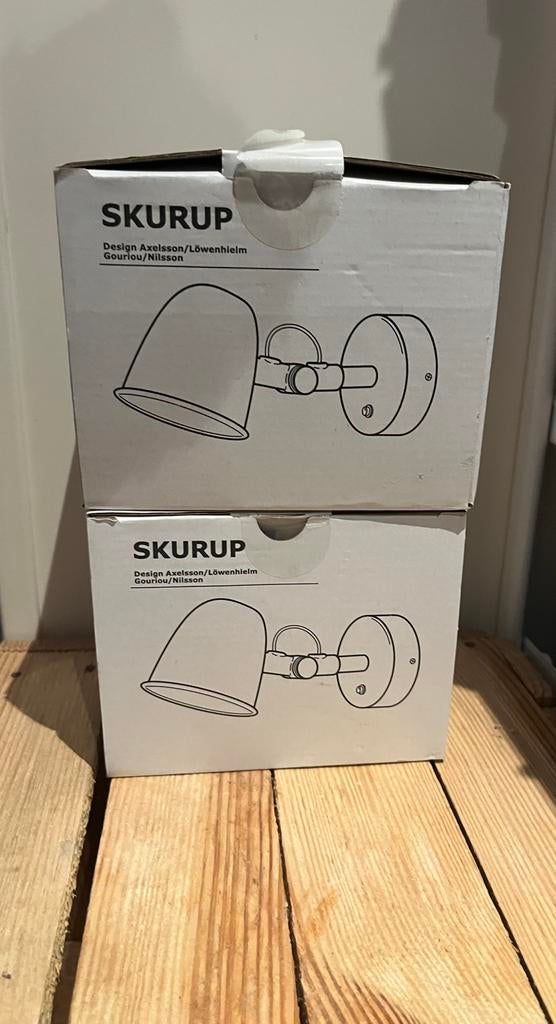 Ikea Skurup wandlampen, Ophalen, Zo goed als nieuw