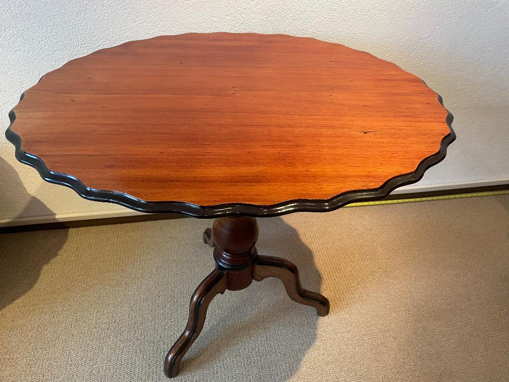 Biedermeier tafel, ovaal, mahonie, 19e eeuw, Ophalen