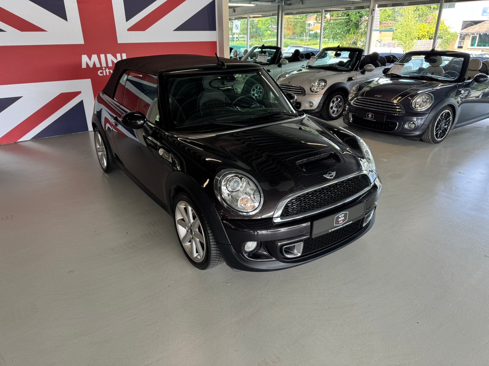 Mini 1.6 Cooper S Roadster 2012 Bruin ( 6 MAANDEN GARANTIE ), Auto's, 4 cilinders, 4 stoelen, Leder, Handgeschakeld