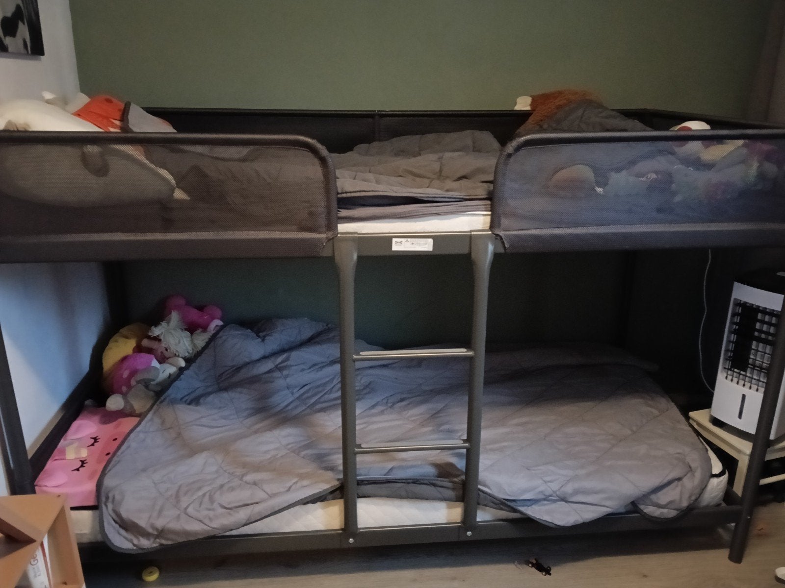 IKEA stapelbed, Huis en Inrichting, Slaapkamer | Stapelbedden en Hoogslapers, Ophalen, Gebruikt, 90 cm, Tweepersoons