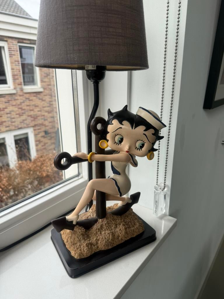 Betty Boop lamp, Ophalen of Verzenden, Zo goed als nieuw, Minder dan 50 cm