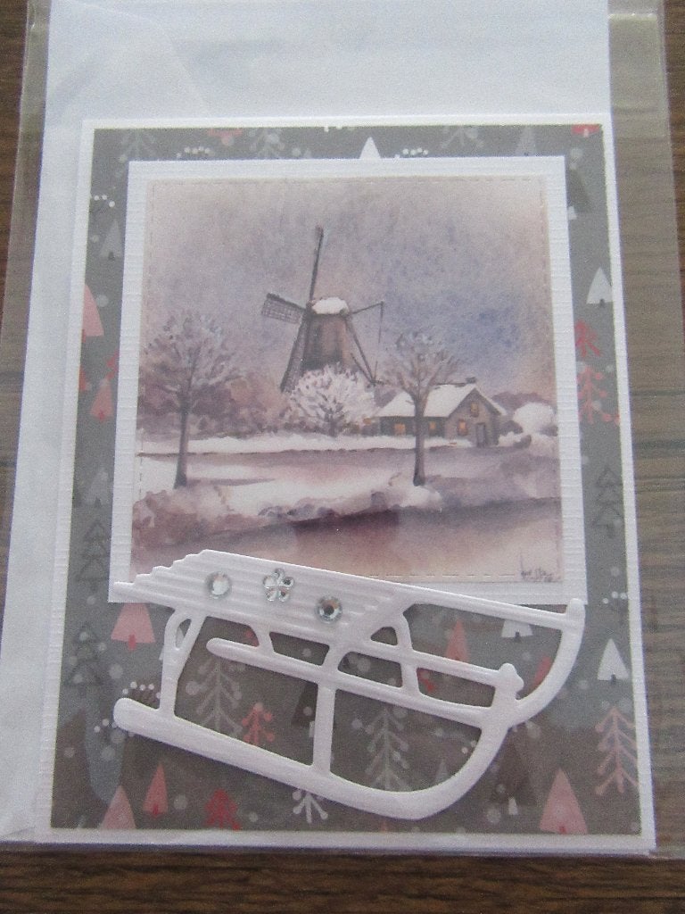 KERST kaartje 1952, Ophalen of Verzenden, Nieuw, Kerst
