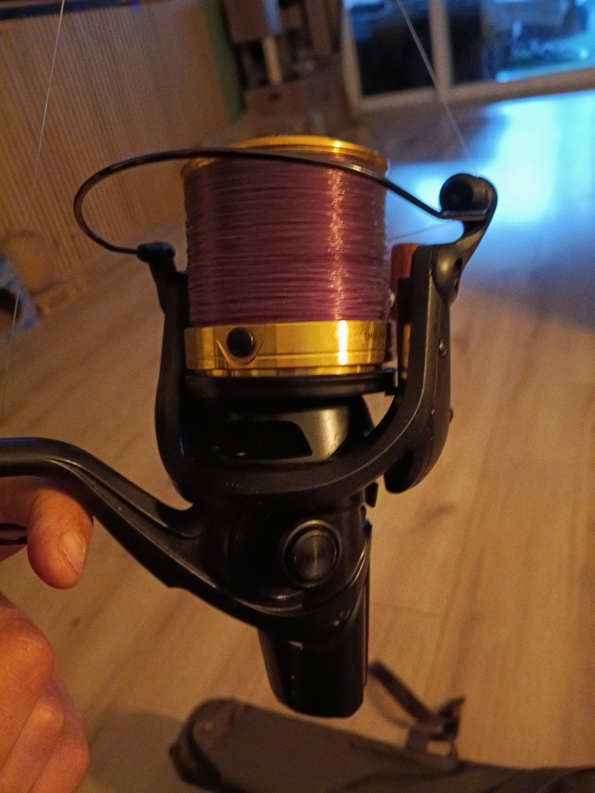 3x daiwa molens 3x diawa hengels fox foudraal, Ophalen, Gebruikt